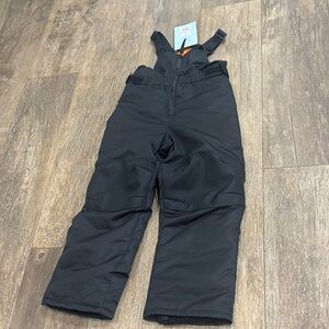 NWT - Cat & Jack Kids Black Snow Bib size 5t